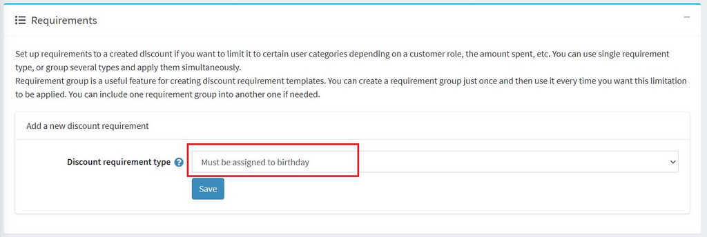 discrule-oncustomersbirthday-requirement